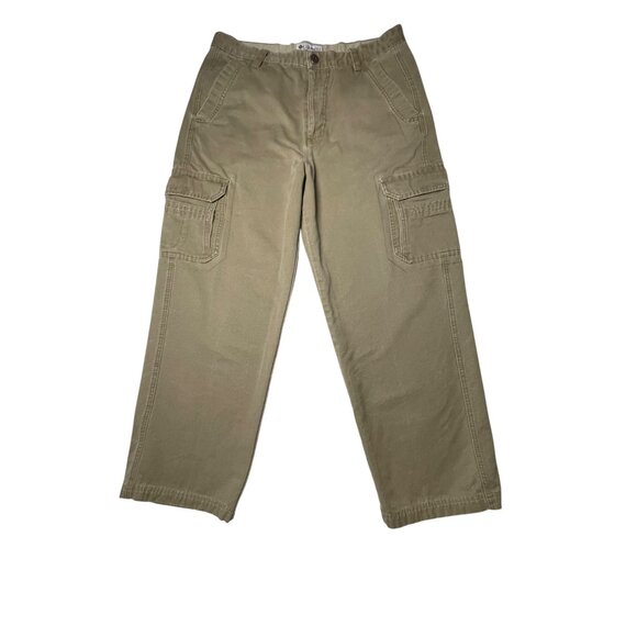 Columbia Men' Khaki Tan Cargo Pants Size 34 Relaxed Fit 100% Cotton Durable - Picture 3 of 15